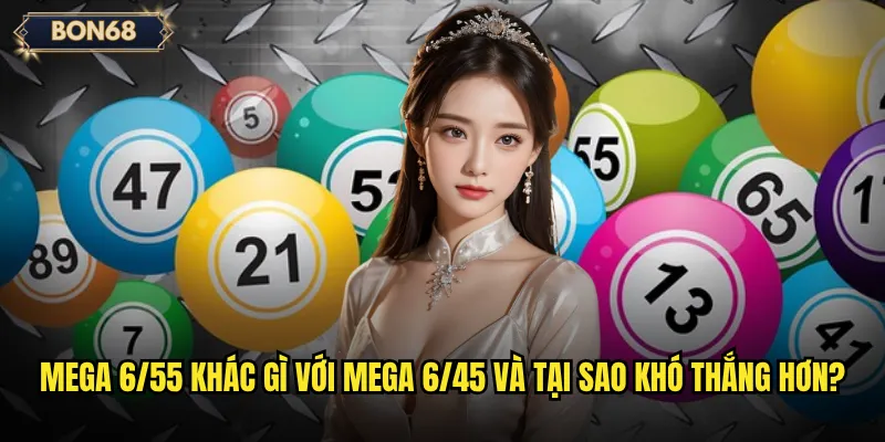 Mega 6/55 khác gì với Mega 6/45 và tại sao khó thắng hơn?