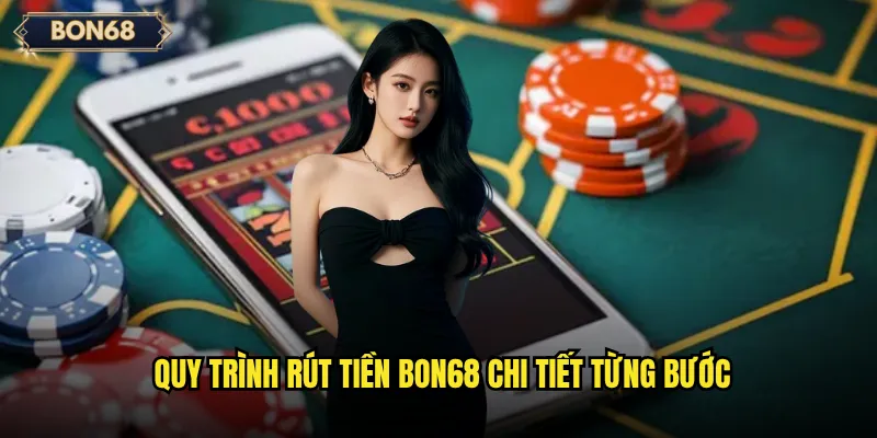 Rút tiền Bon68 có thực sự nhanh chóng và an toàn? 2 Quy trình rút tiền Bon68 chi tiết từng bước