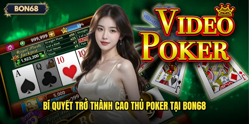 Bí quyết trở thành cao thủ Poker tại Bon68